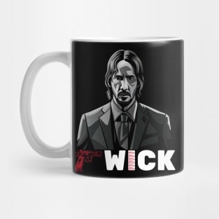 Gun, Bullet, and Wick Mug